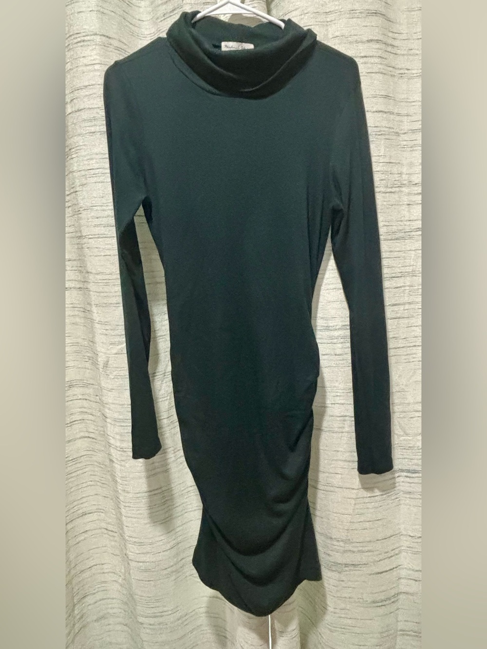 Michael Stars Black Long-Sleeve Turtleneck Bodycon Dress
